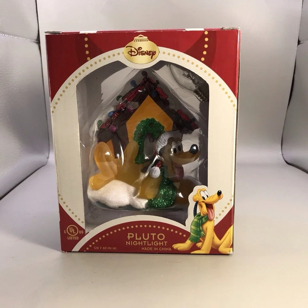 Disney Pluto Nightlight Christmas Spare Lightbulb Included
